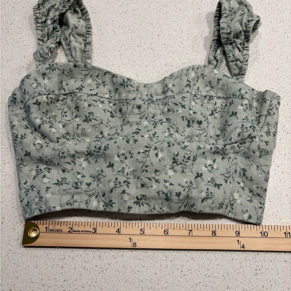 Reformation Clyde Linen Tank, 100% Linen, Size 0 - Picture 6 of 8